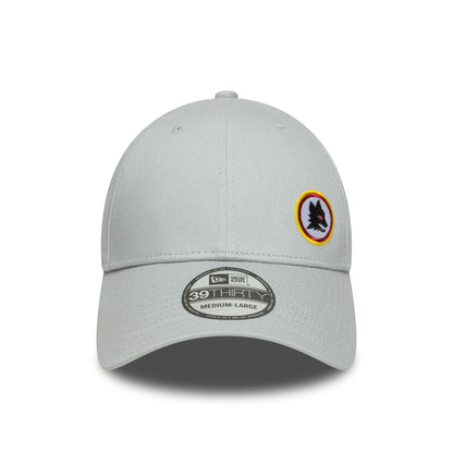 This is a AS Roma 2018 Pastel Blue 39THIRTY Stretch Fit Cap 2