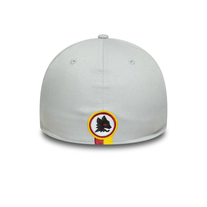 This is a AS Roma 2018 Pastel Blue 39THIRTY Stretch Fit Cap 4