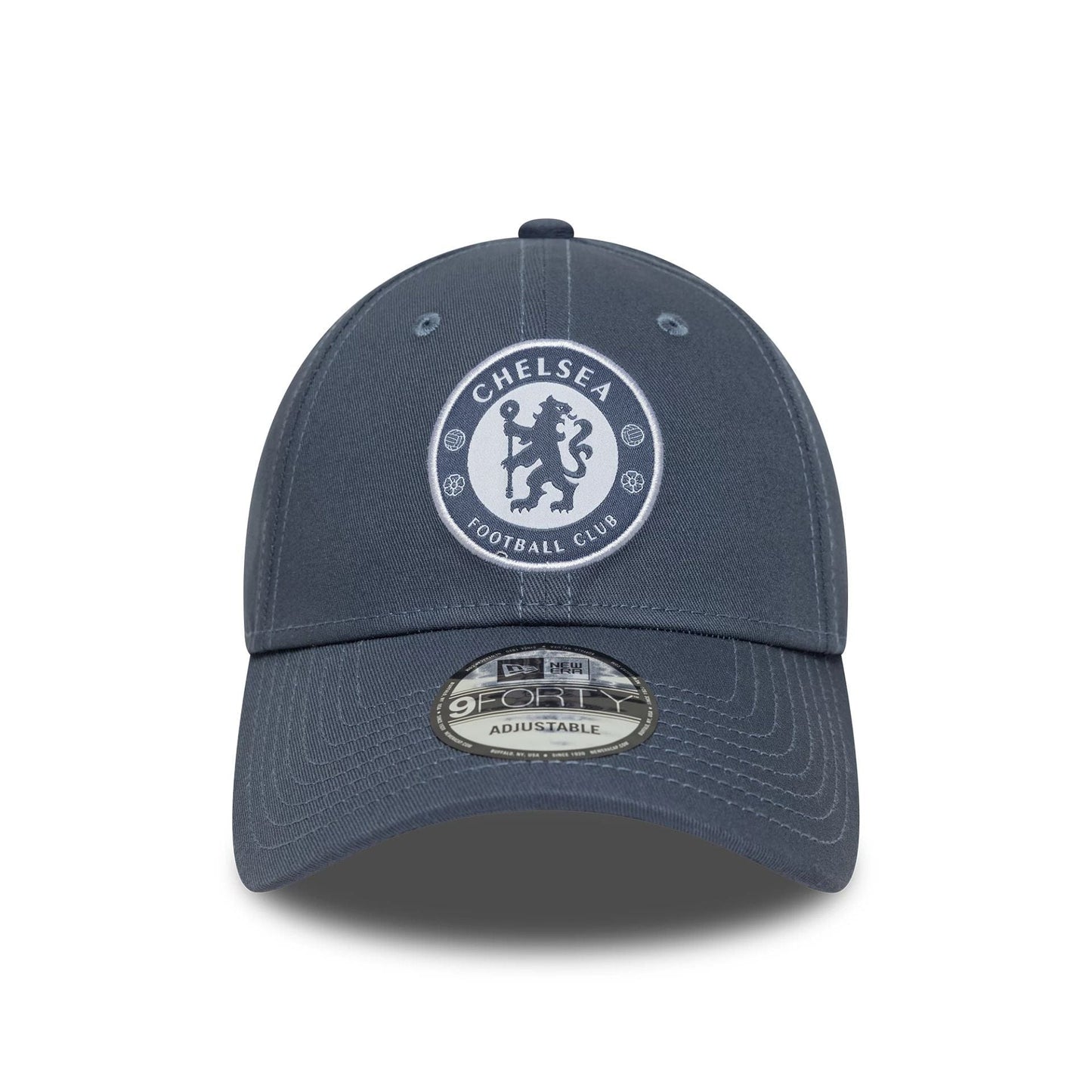 This is a Chelsea FC Lion Crest Seasonal Dark Blue 9FORTY Adjustable Cap 2