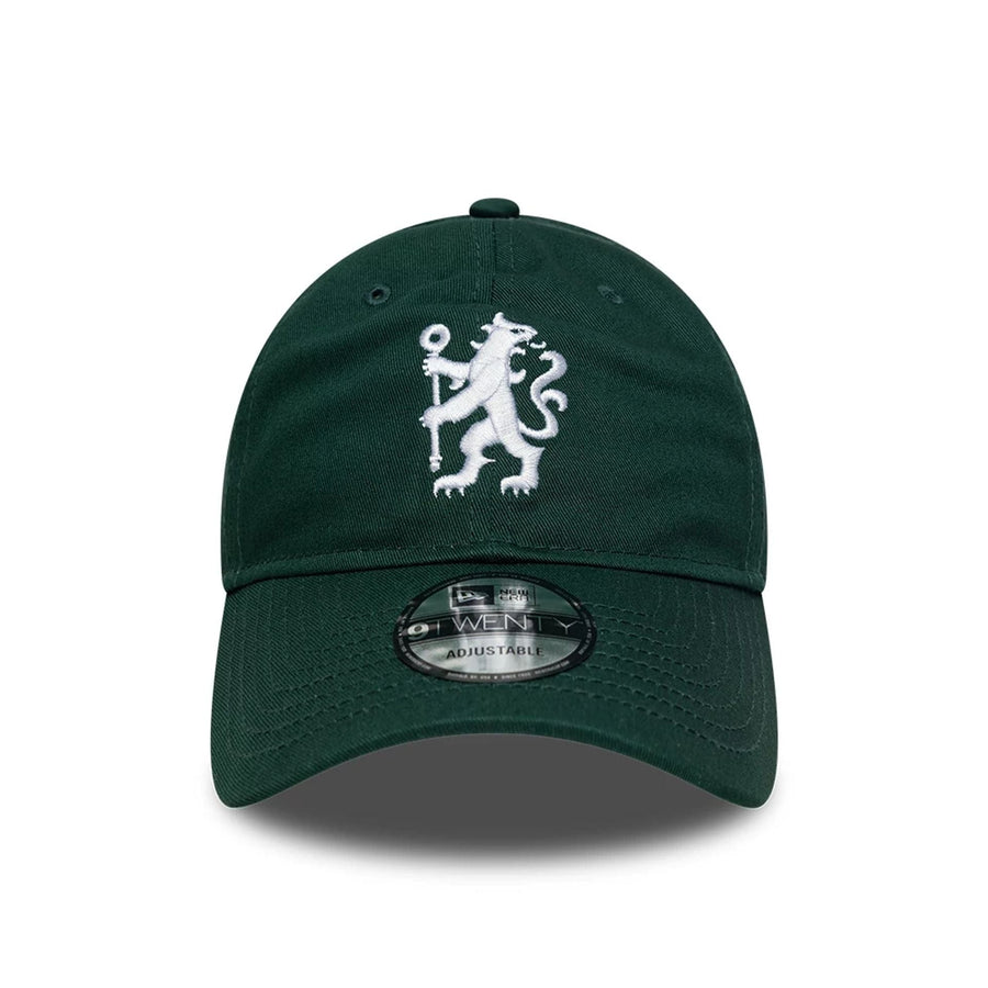 This is a Chelsea FC Lion Crest Seasonal Green 9TWENTY Adjustable Cap 2
