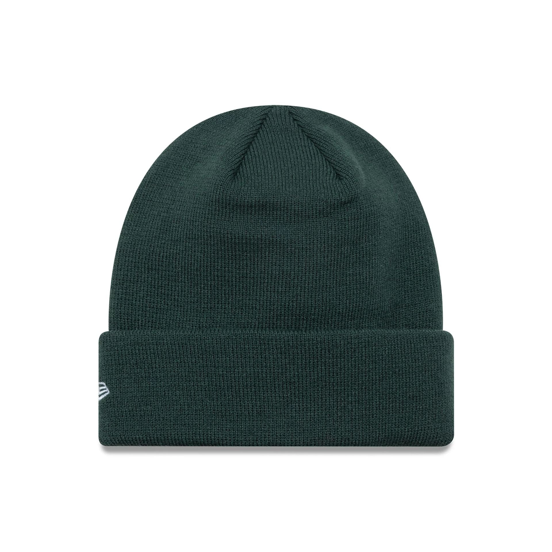 This is a Chelsea FC Lion Crest Seasonal Dark Green Cuff Knit Beanie Hat 2