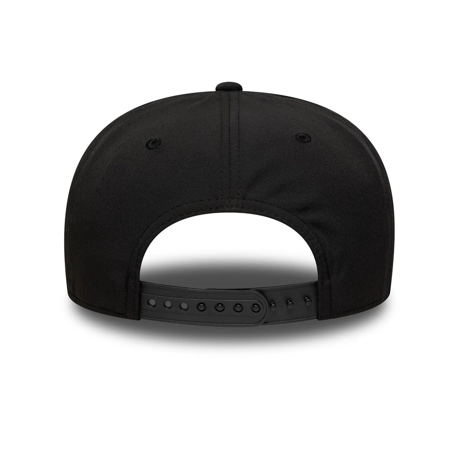 This is a Ducati Motor Logo Recycled Black 9SEVENTY Stretch Snap Adjustable Cap 4