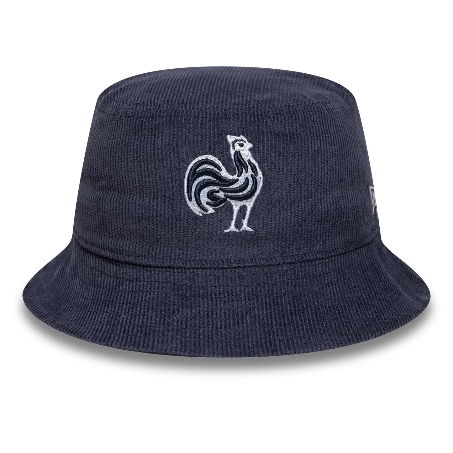This is a French Federation Of Rugby Cord Navy Bucket Hat 2