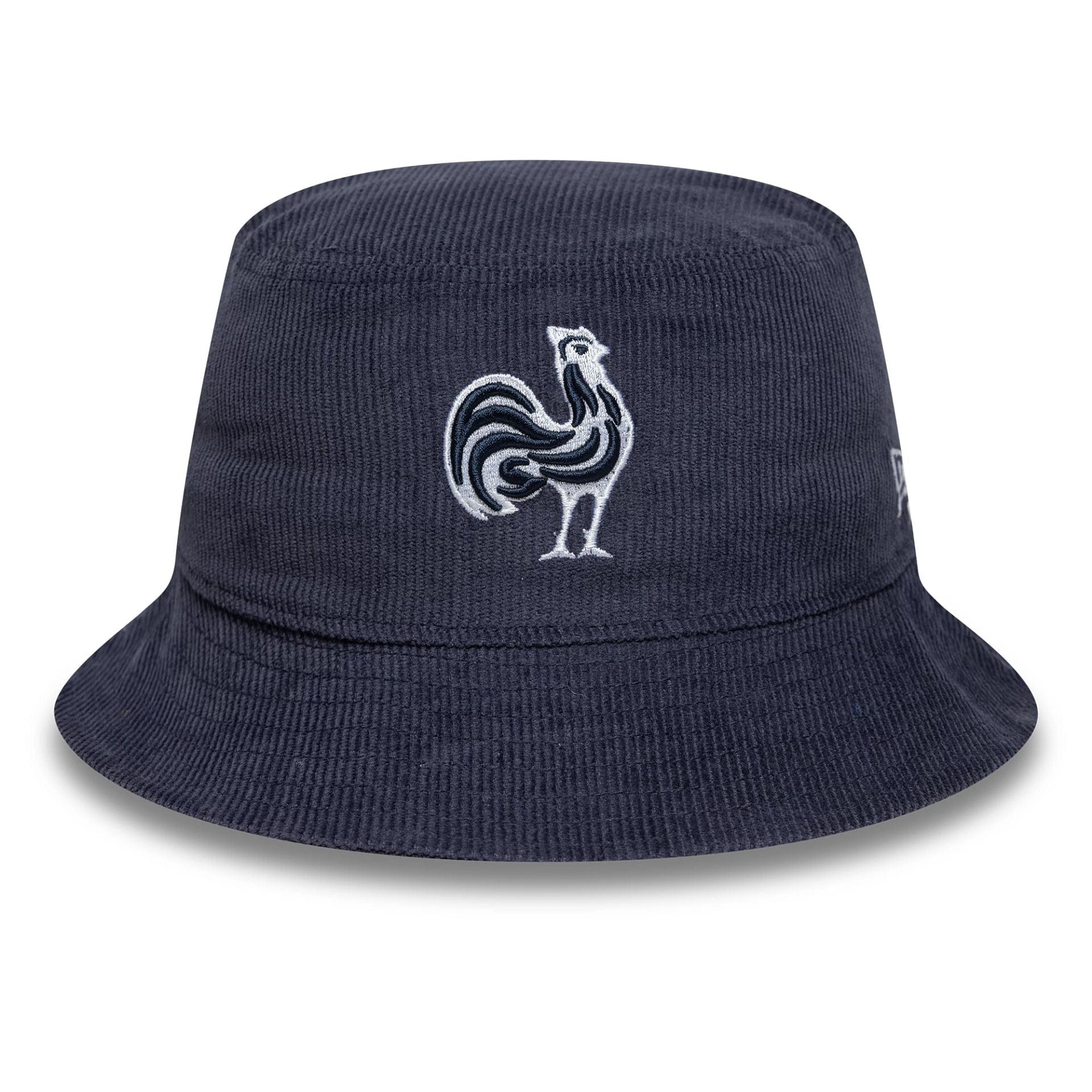 This is a French Federation Of Rugby Cord Navy Bucket Hat 2