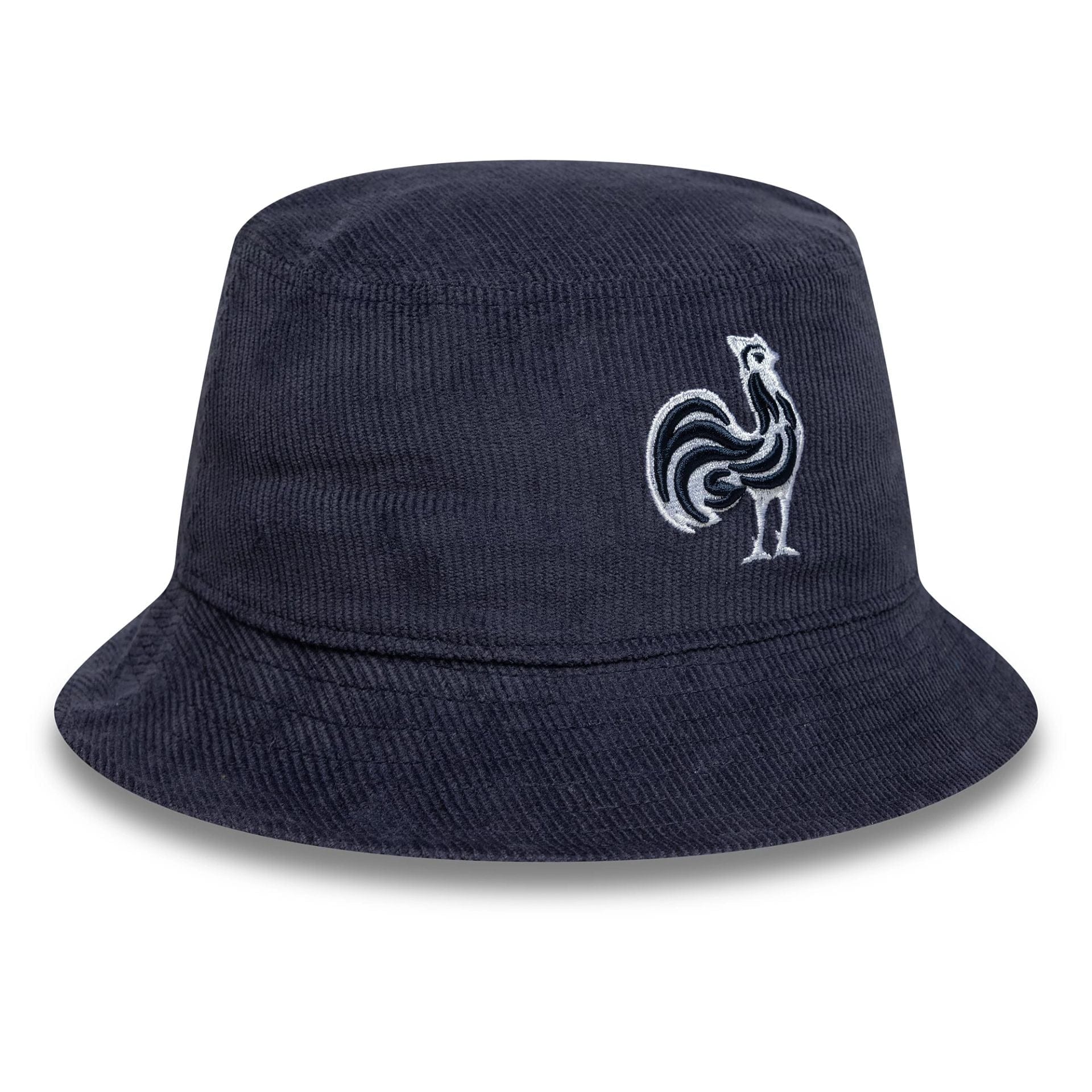 This is a French Federation Of Rugby Cord Navy Bucket Hat 3
