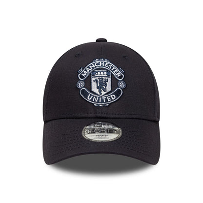 This is a Manchester United FC Youth Seasonal Navy 9FORTY Adjustable Cap 3