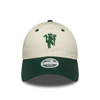 This is a Manchester United FC Womens Contrast Cream 9TWENTY Adjustable Cap 2