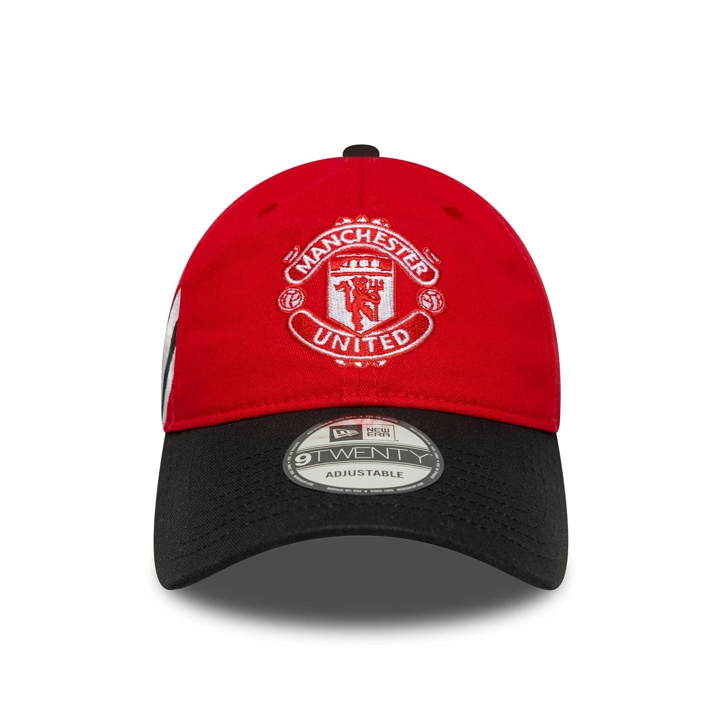 This is a Manchester United FC Bar Stripe Red 9TWENTY Adjustable Cap 2
