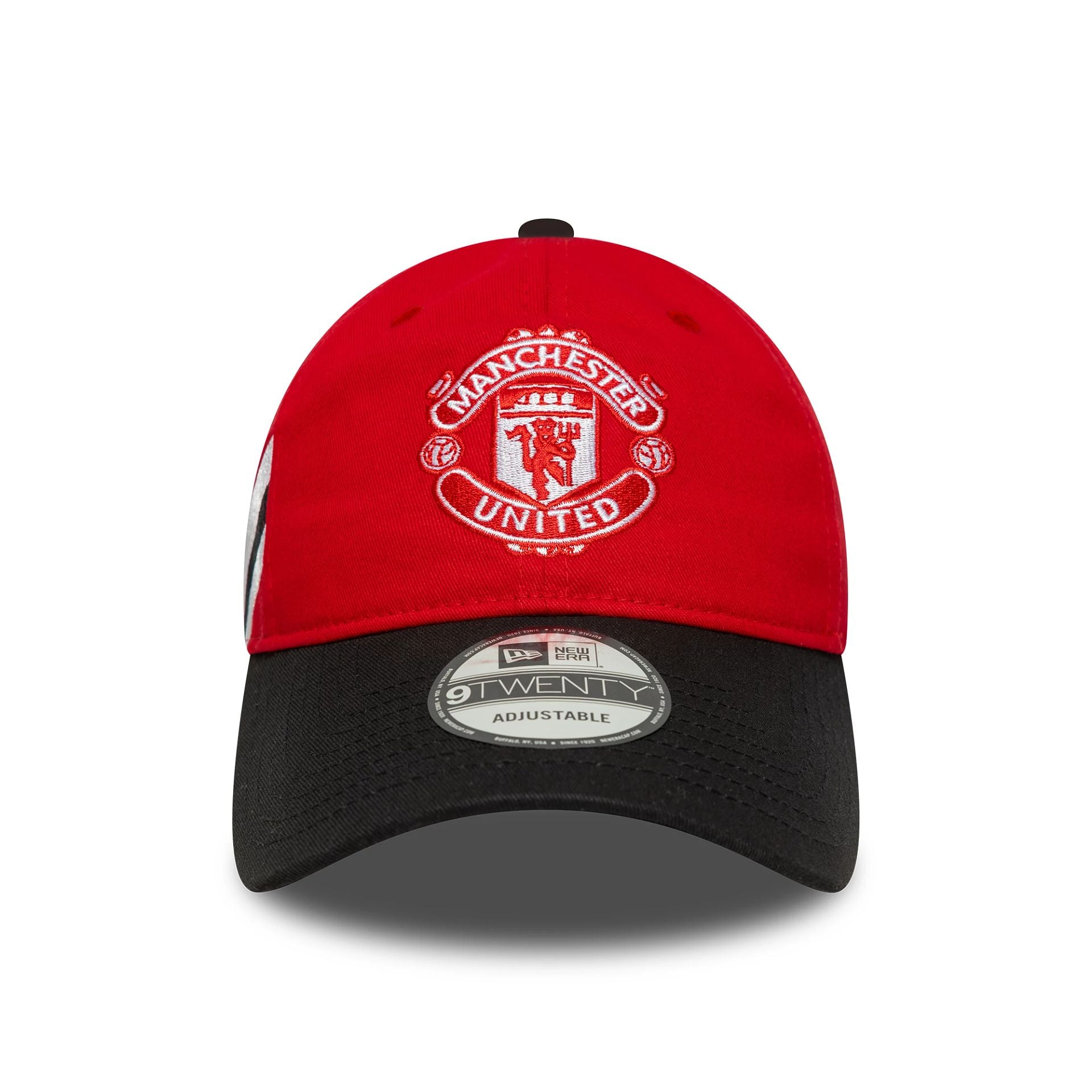 This is a Manchester United FC Bar Stripe Red 9TWENTY Adjustable Cap 2