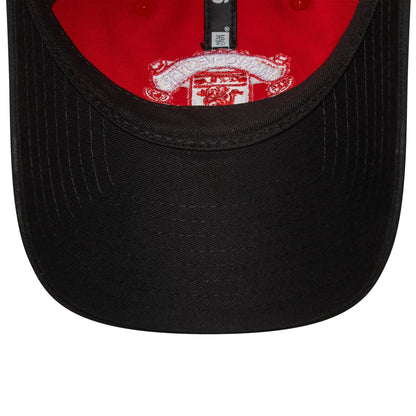 This is a Manchester United FC Bar Stripe Red 9TWENTY Adjustable Cap 5