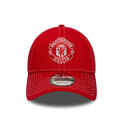 This is a Manchester United FC Contrast Stitch Red 9FORTY Adjustable Cap 3