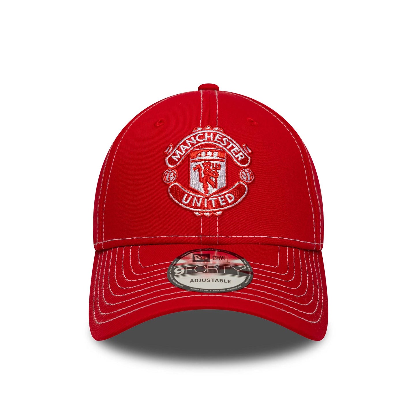 This is a Manchester United FC Contrast Stitch Red 9FORTY Adjustable Cap 3
