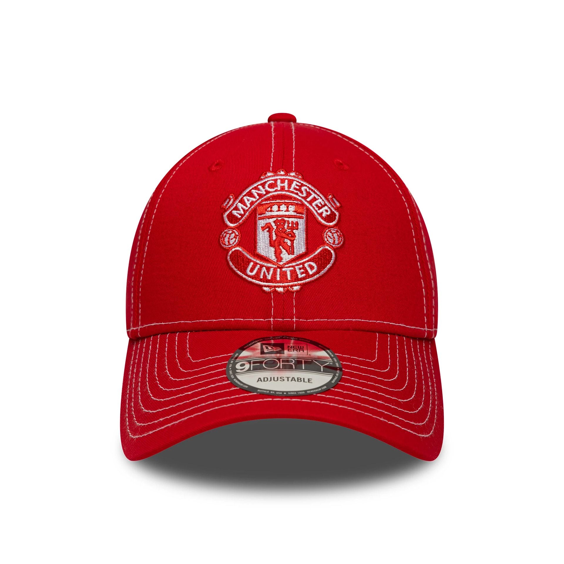 This is a Manchester United FC Contrast Stitch Red 9FORTY Adjustable Cap 3
