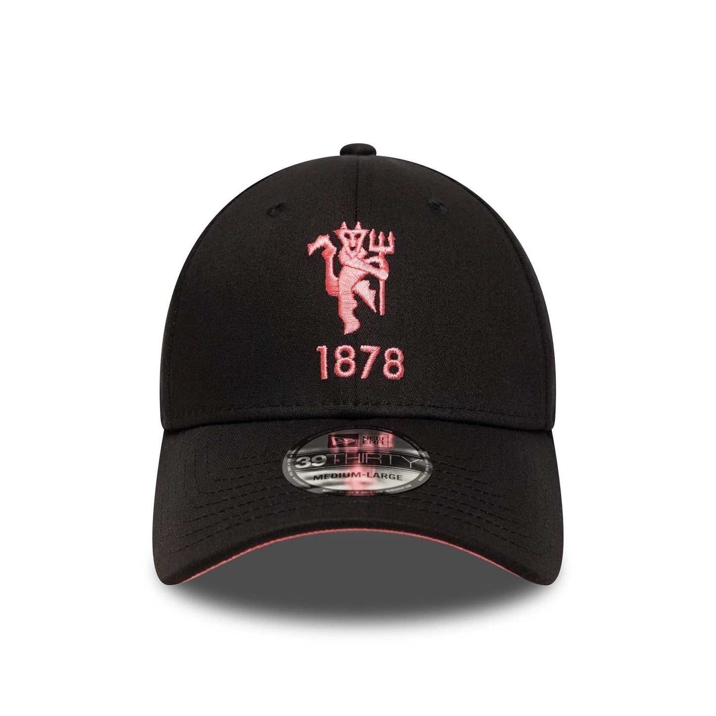 This is a Manchester United FC Seasonal Black 39THIRTY Stretch Fit Cap 3