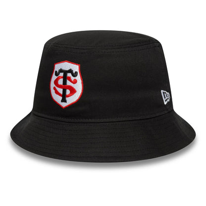 This is a Stade Toulousain Core Black Bucket Hat 1