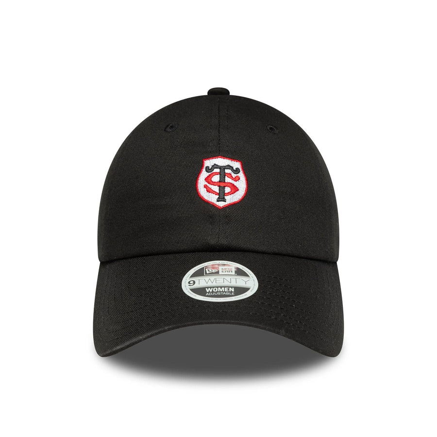 This is a Stade Toulousain Womens Core Black Pony Tail Adjustable Cap 3