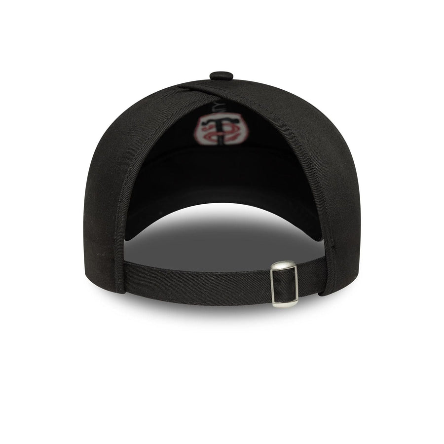 This is a Stade Toulousain Womens Core Black Pony Tail Adjustable Cap 2