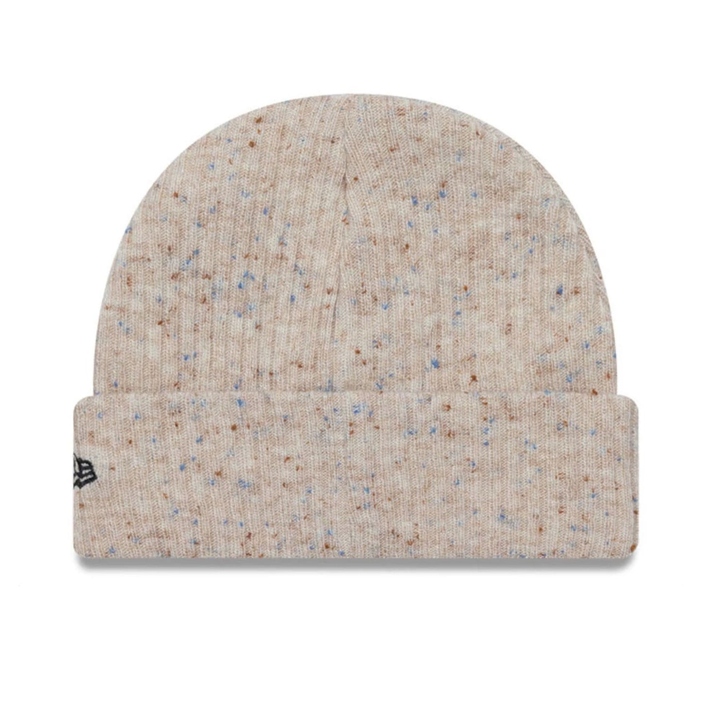 This is a Tottenham Hotspur FC Fleck Cream Cuff Knit Beanie Hat 2