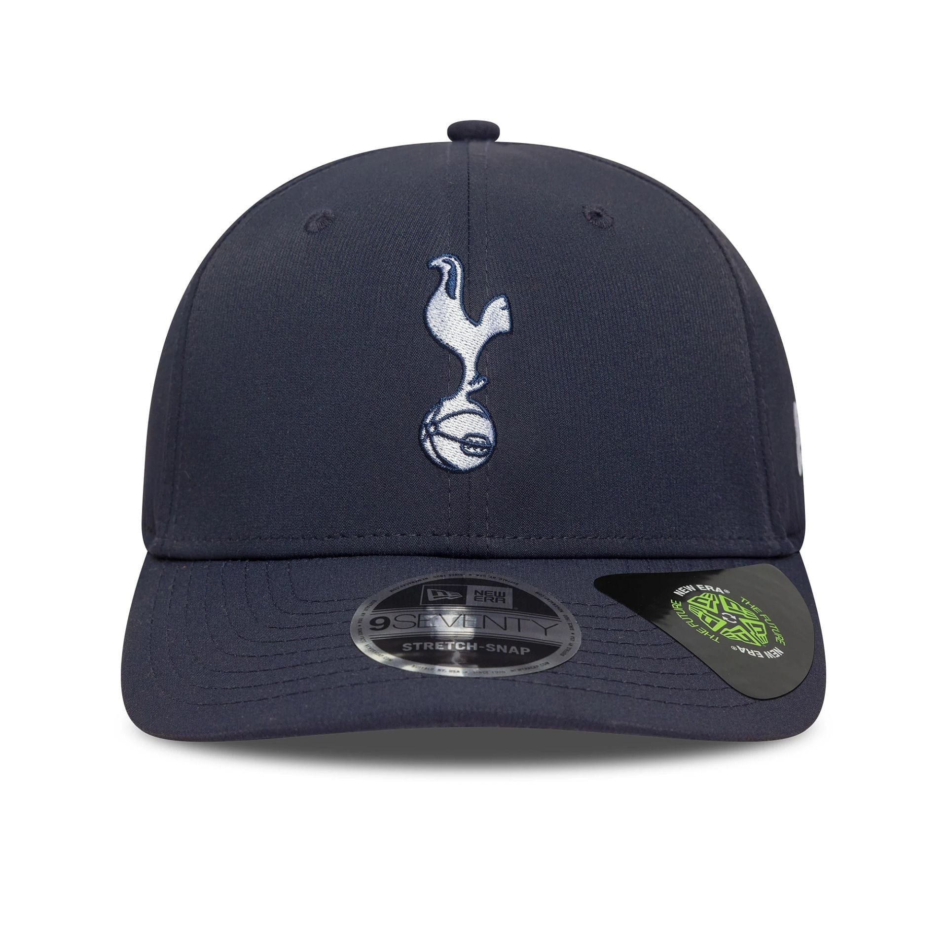 This is a Tottenham Hotspur FC Recycled Navy 9SEVENTY Stretch Snap Adjustable Cap 2