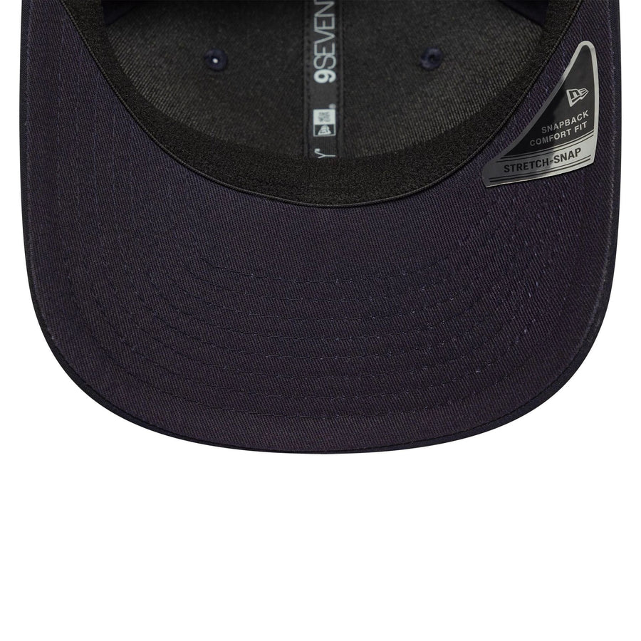 This is a Tottenham Hotspur FC Recycled Navy 9SEVENTY Stretch Snap Adjustable Cap 5