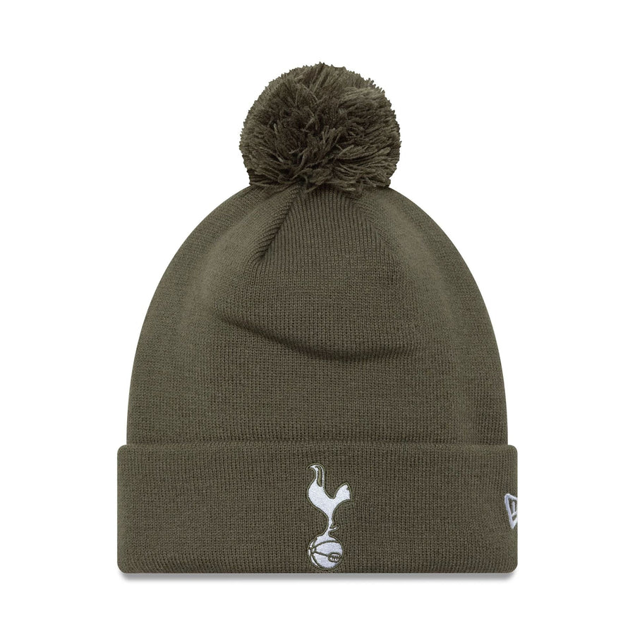 This is a Tottenham Hotspur FC Seasonal Dark Green Cuff Knit Beanie Hat 1