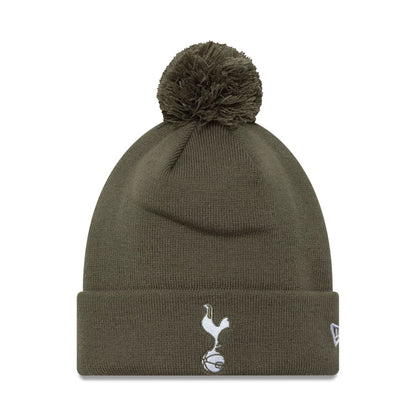 This is a Tottenham Hotspur FC Seasonal Dark Green Cuff Knit Beanie Hat 1