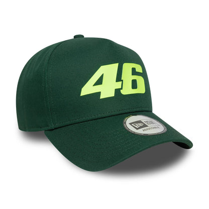 This is a VR46 Seasonal Dark Green 9FORTY E-Frame Trucker Adjustable Cap 3