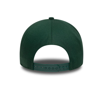 This is a VR46 Seasonal Dark Green 9FORTY E-Frame Trucker Adjustable Cap 4