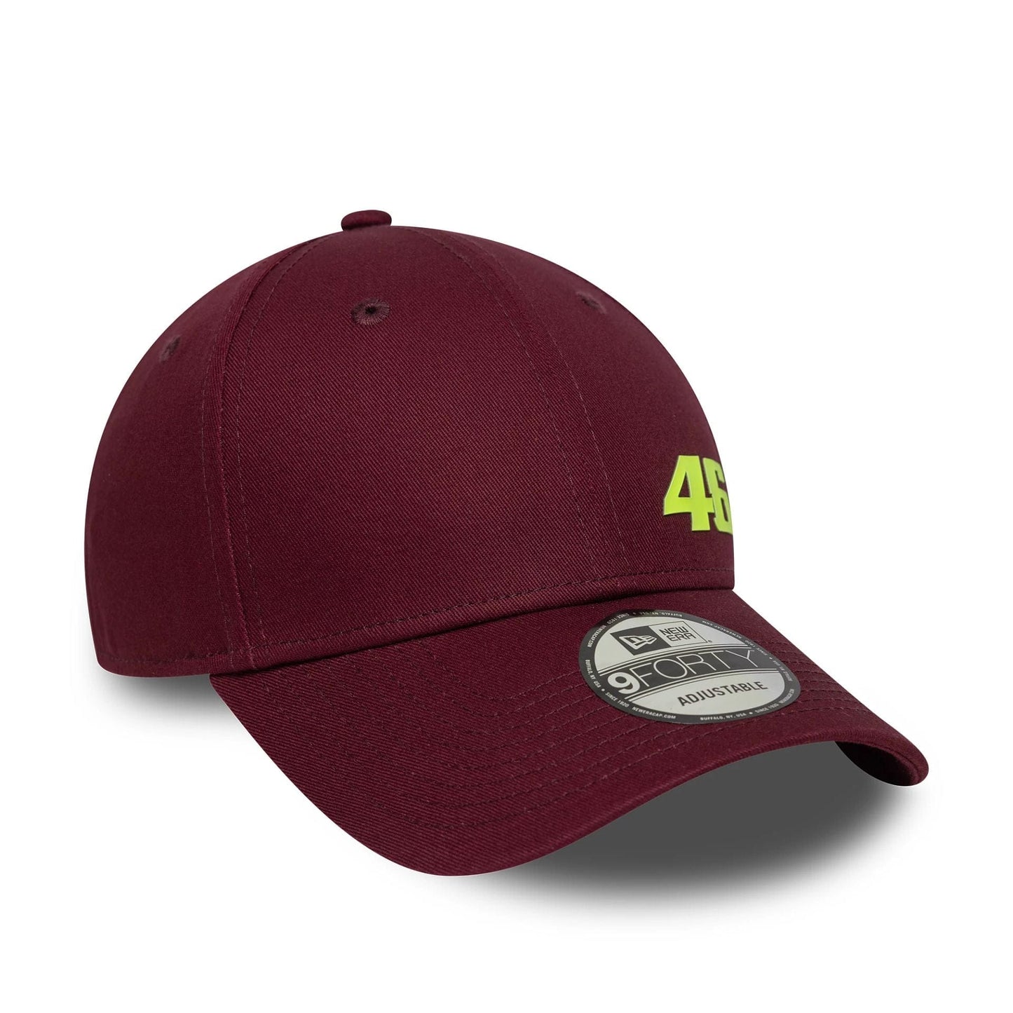 This is a VR46 Seasonal Dark Red 9FORTY Adjustable Cap 3