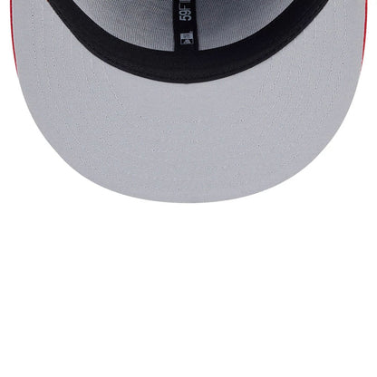 Pictured is this MiLB Theme Night Toledo Mud Hens 59FIFTY Fitted cap in navy. 2