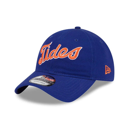 This is a Norfolk Tides MiLB Theme Night Dark Blue 9TWENTY Adjustable Cap 1