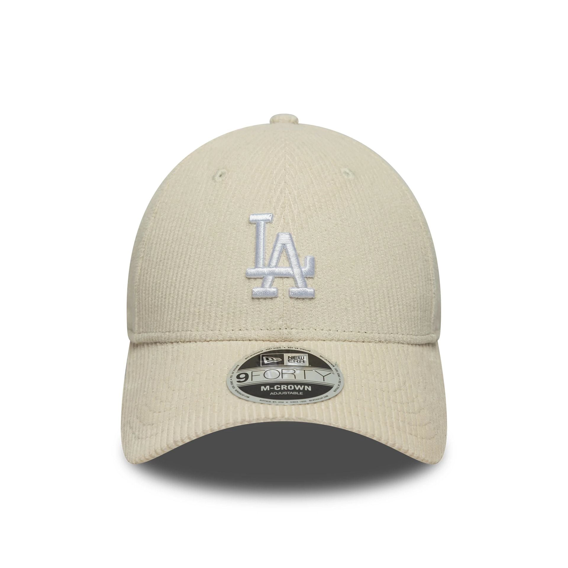 This is a LA Dodgers MLB Cord Cream 9FORTY M-Crown Adjustable Cap 2