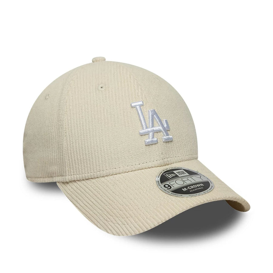 This is a LA Dodgers MLB Cord Cream 9FORTY M-Crown Adjustable Cap 3