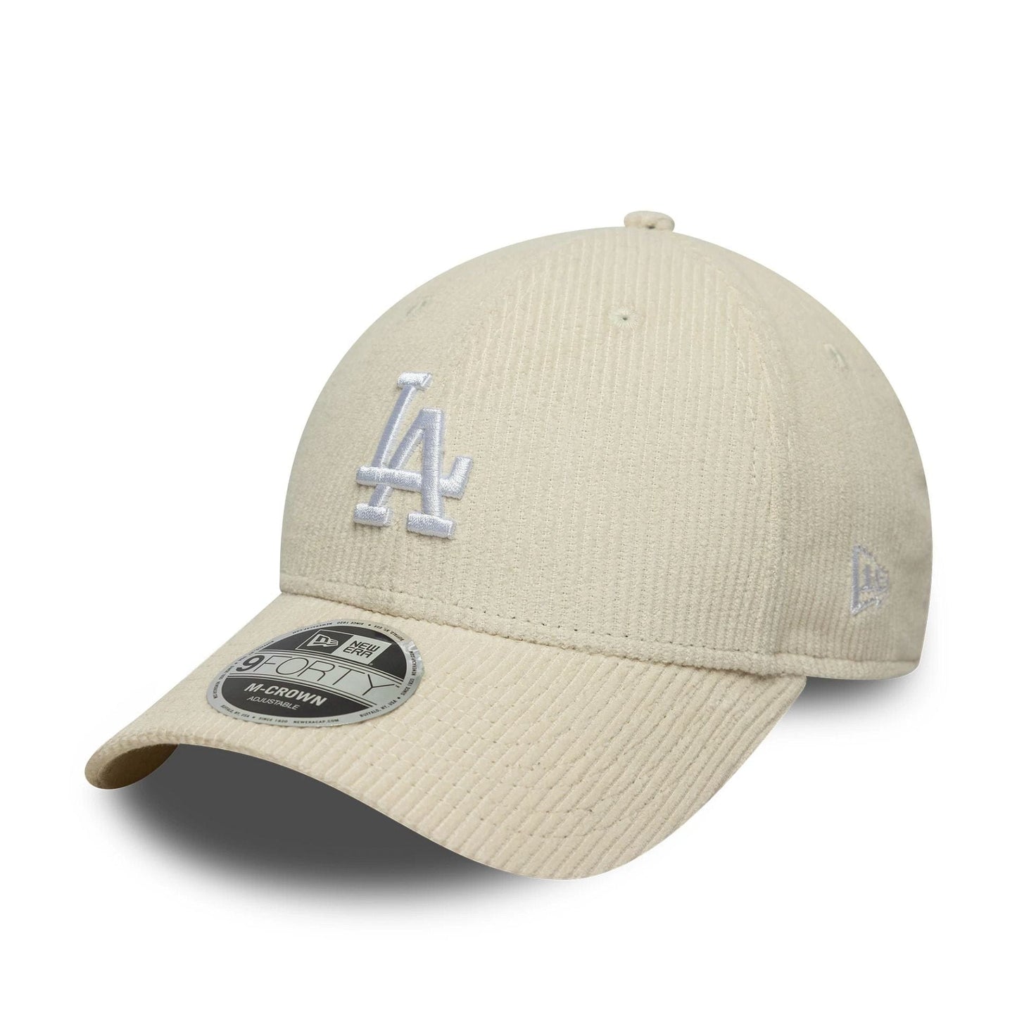 This is a LA Dodgers MLB Cord Cream 9FORTY M-Crown Adjustable Cap 1