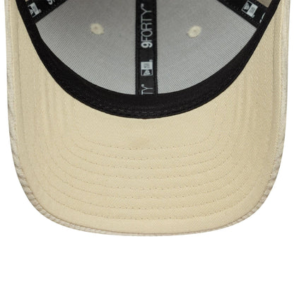This is a LA Dodgers MLB Cord Cream 9FORTY M-Crown Adjustable Cap 5