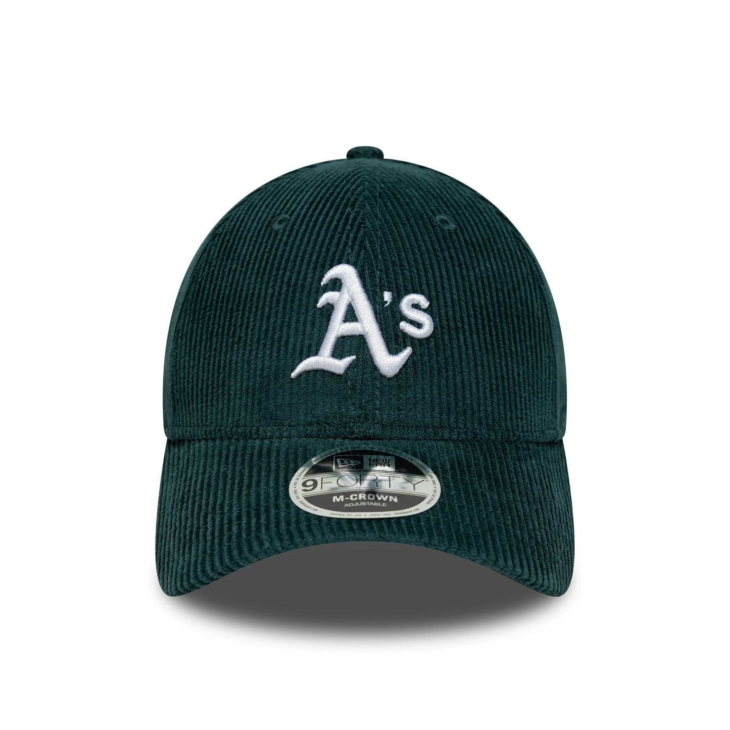 This is a Oakland Athletics MLB Cord Dark Green 9FORTY M-Crown Adjustable Cap 2