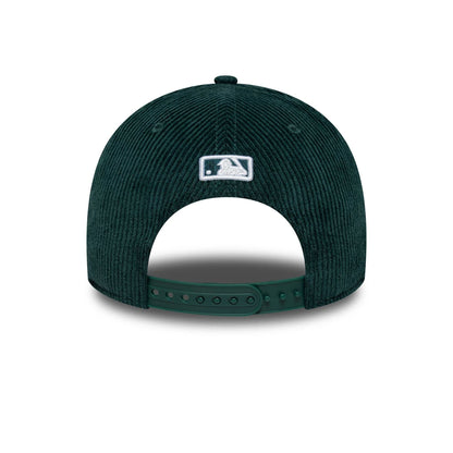 This is a Oakland Athletics MLB Cord Dark Green 9FORTY M-Crown Adjustable Cap 4