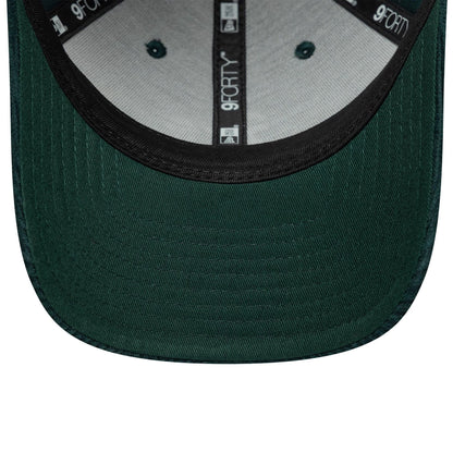 This is a Oakland Athletics MLB Cord Dark Green 9FORTY M-Crown Adjustable Cap 5