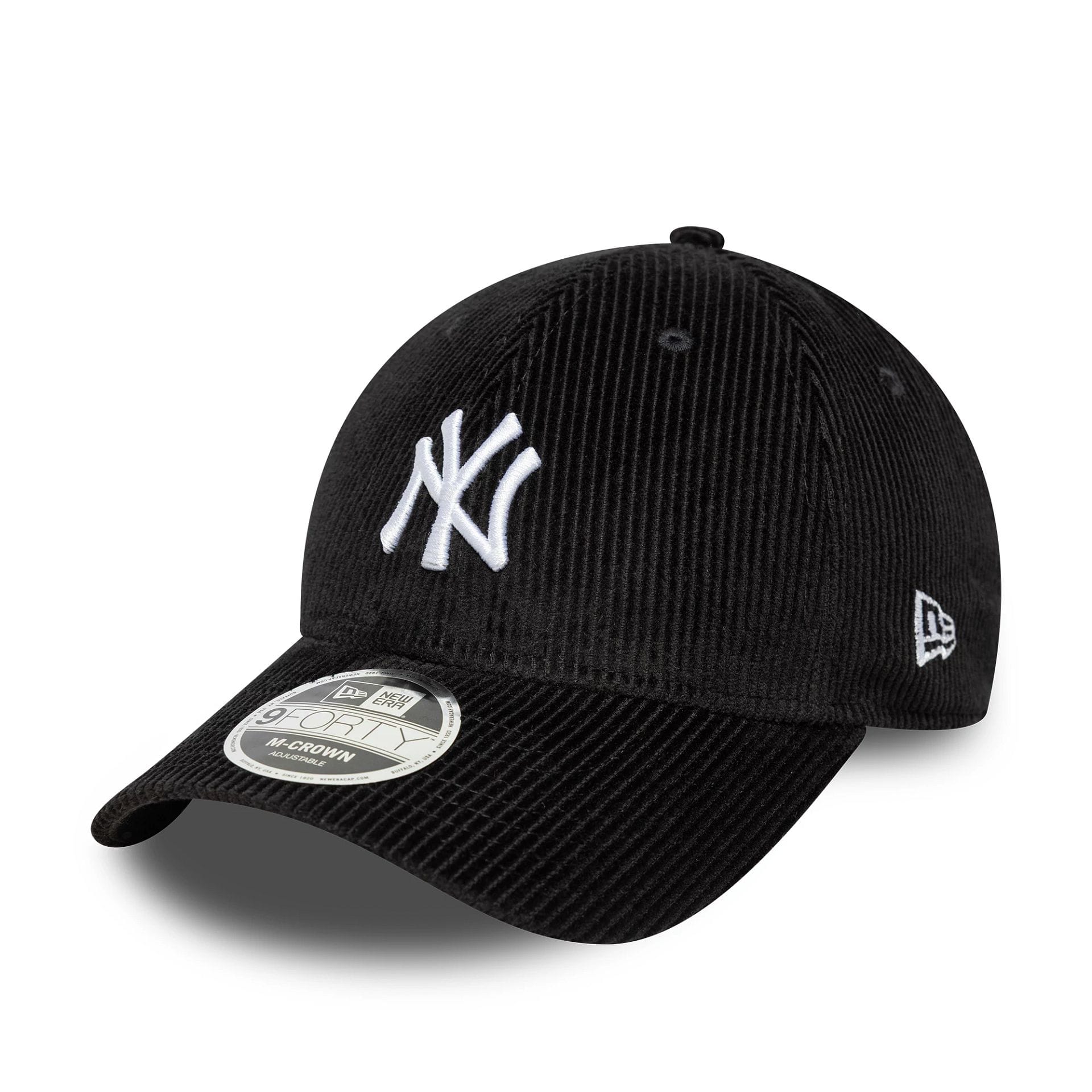 This is a New York Yankees MLB Cord Black 9FORTY M-Crown Adjustable Cap 1