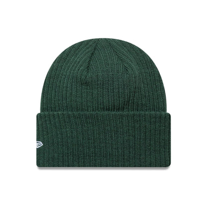 This is a New York Yankees MLB Dark Green Wide Cuff Knit Beanie Hat 2