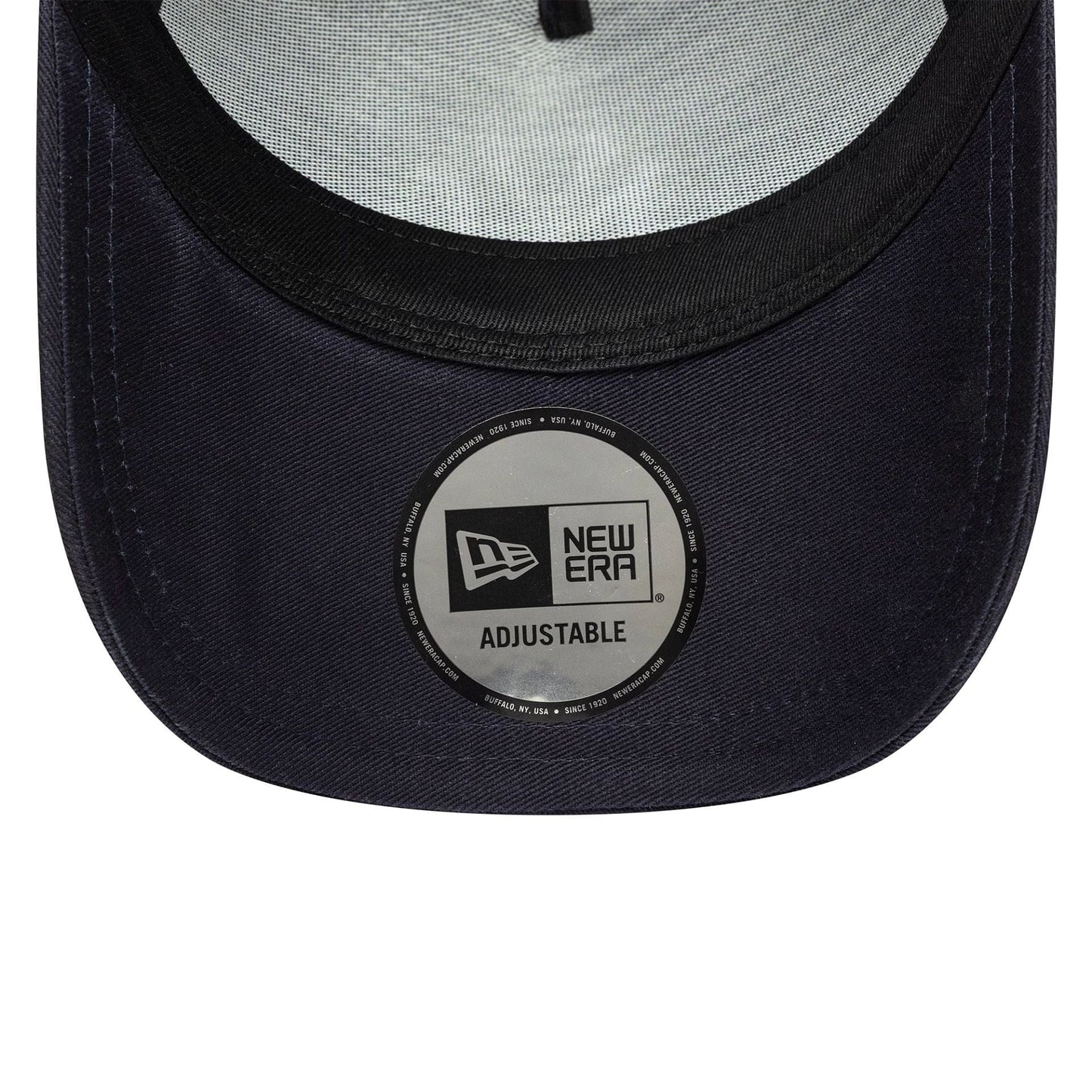 This is a New York Yankees MLB Visor Hit Navy 9FORTY E-Frame Adjustable Cap 5