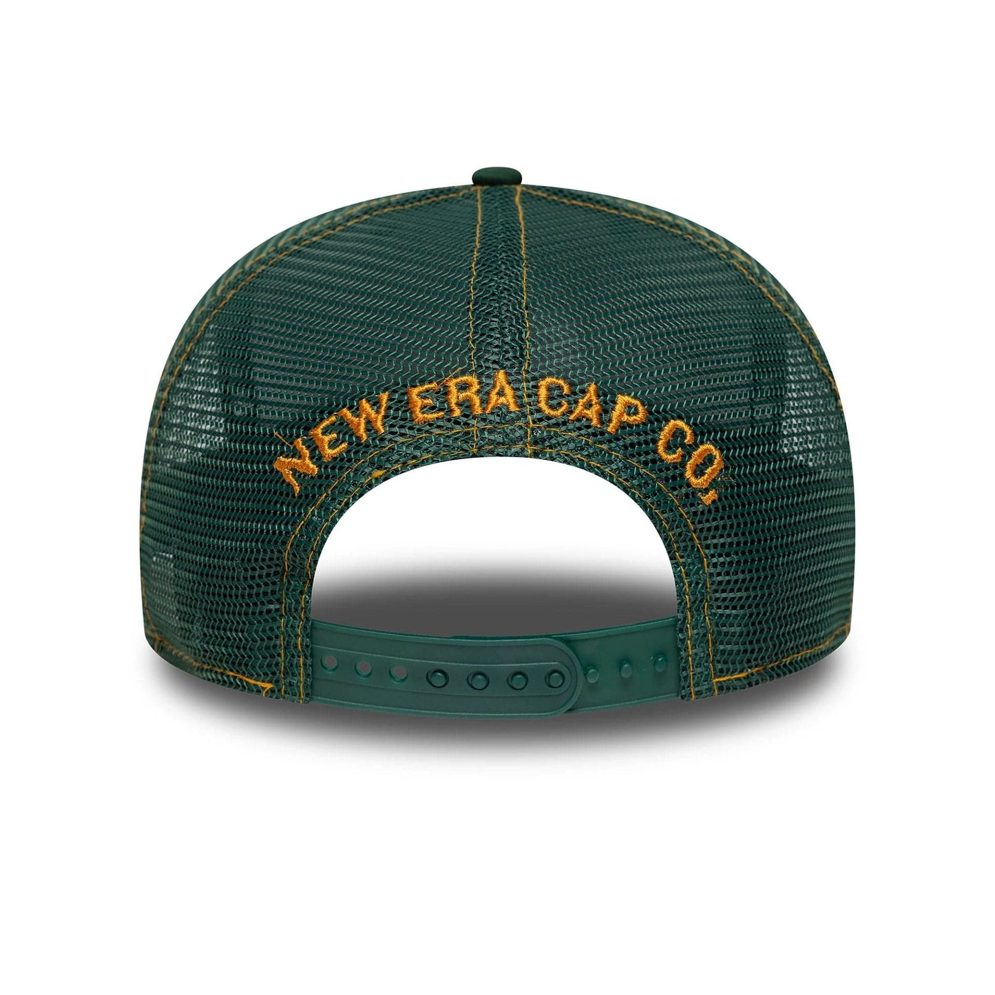 This is a New Era Cord Visor Dark Green 9FIFTY Trucker Snapback Adjustable Cap 4