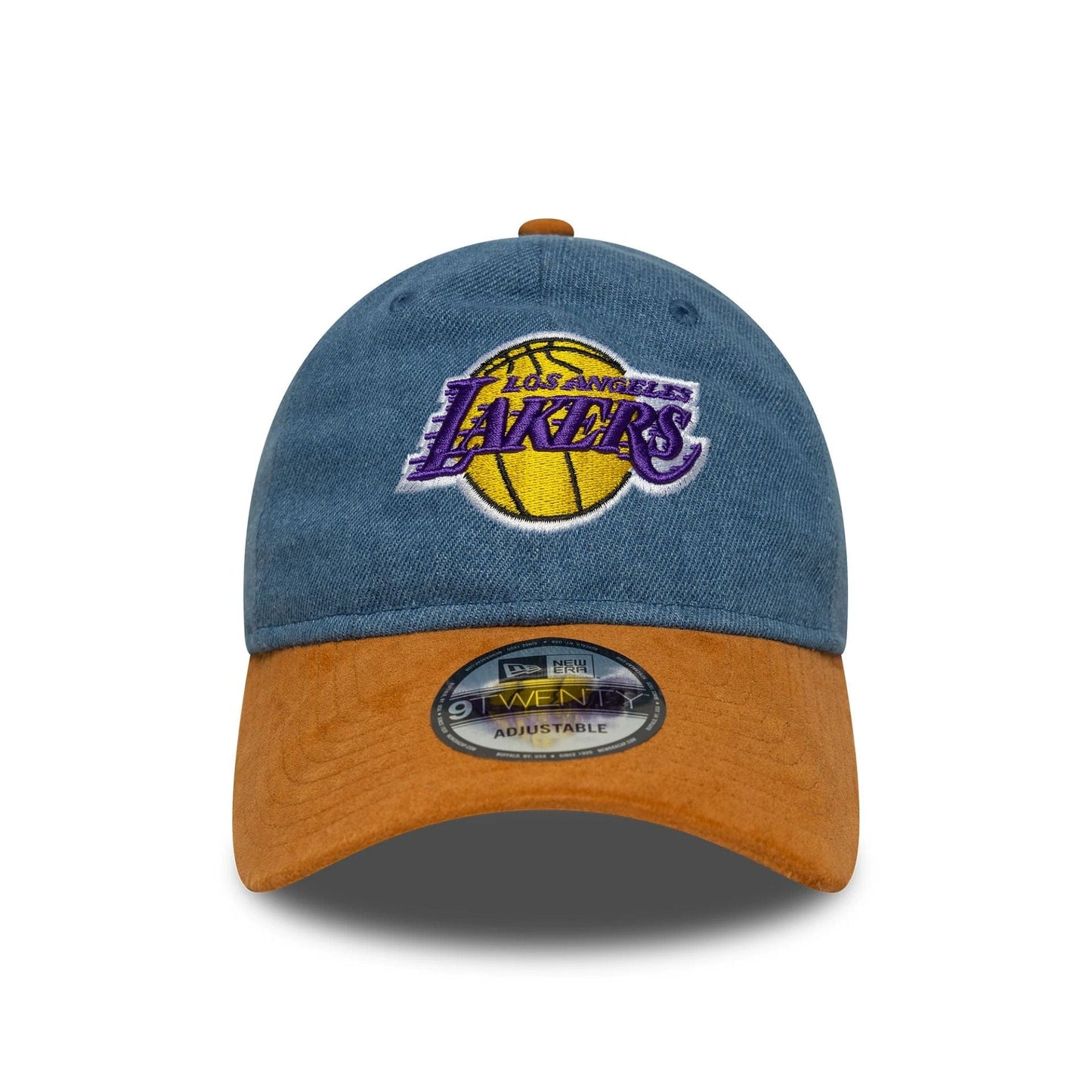 This is a LA Lakers NBA Denim Navy 9TWENTY Adjustable Cap 2