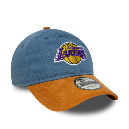 This is a LA Lakers NBA Denim Navy 9TWENTY Adjustable Cap 3