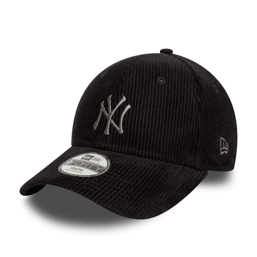 This is a New York Yankees Youth MLB Cord Black 9FORTY Adjustable Cap 1