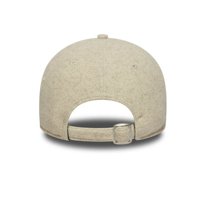 This is a New York Yankees Womens MLB  Light Beige 9TWENTY A-Frame Adjustable Cap 4