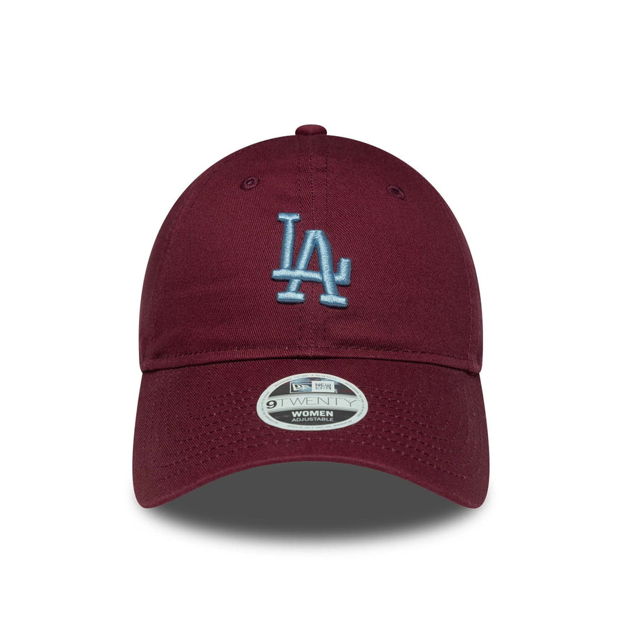 This is a LA Dodgers Womens MLB League Essential Dark Red 9TWENTY Adjustable Cap 2