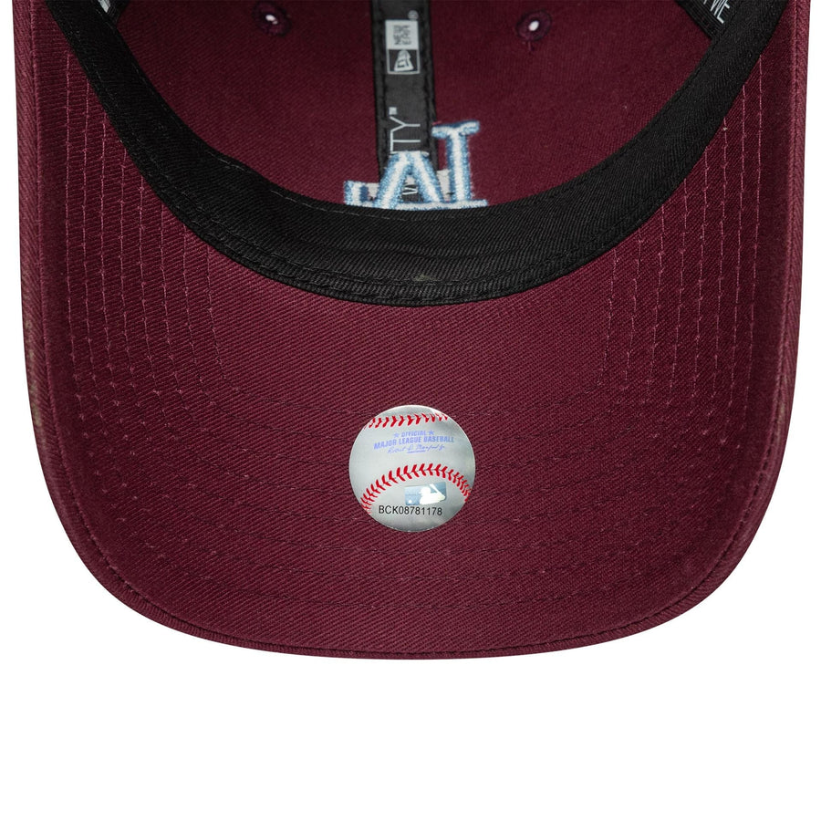 This is a LA Dodgers Womens MLB League Essential Dark Red 9TWENTY Adjustable Cap 5