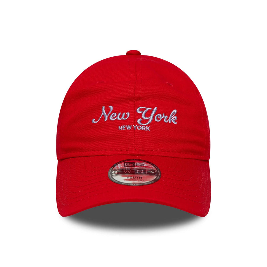 This is a Youth MLB Location Red 9TWENTY Adjustable Cap 2