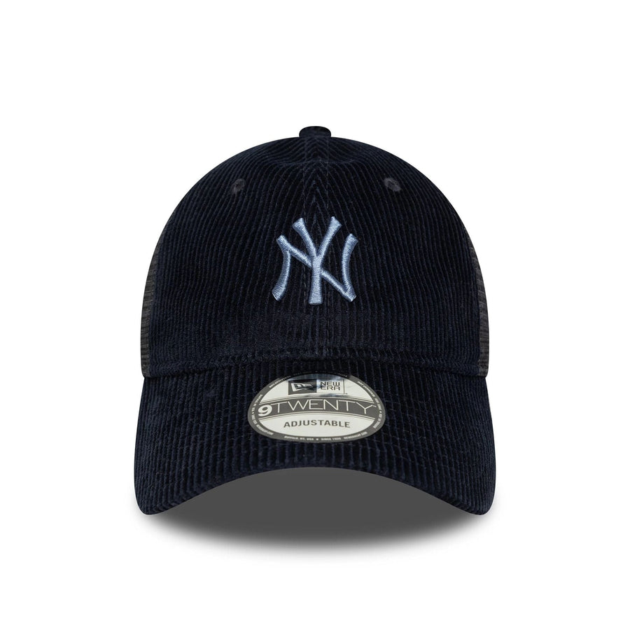 This is a New York Yankees MLB Cord Navy 9TWENTY Trucker Adjustable Cap 2